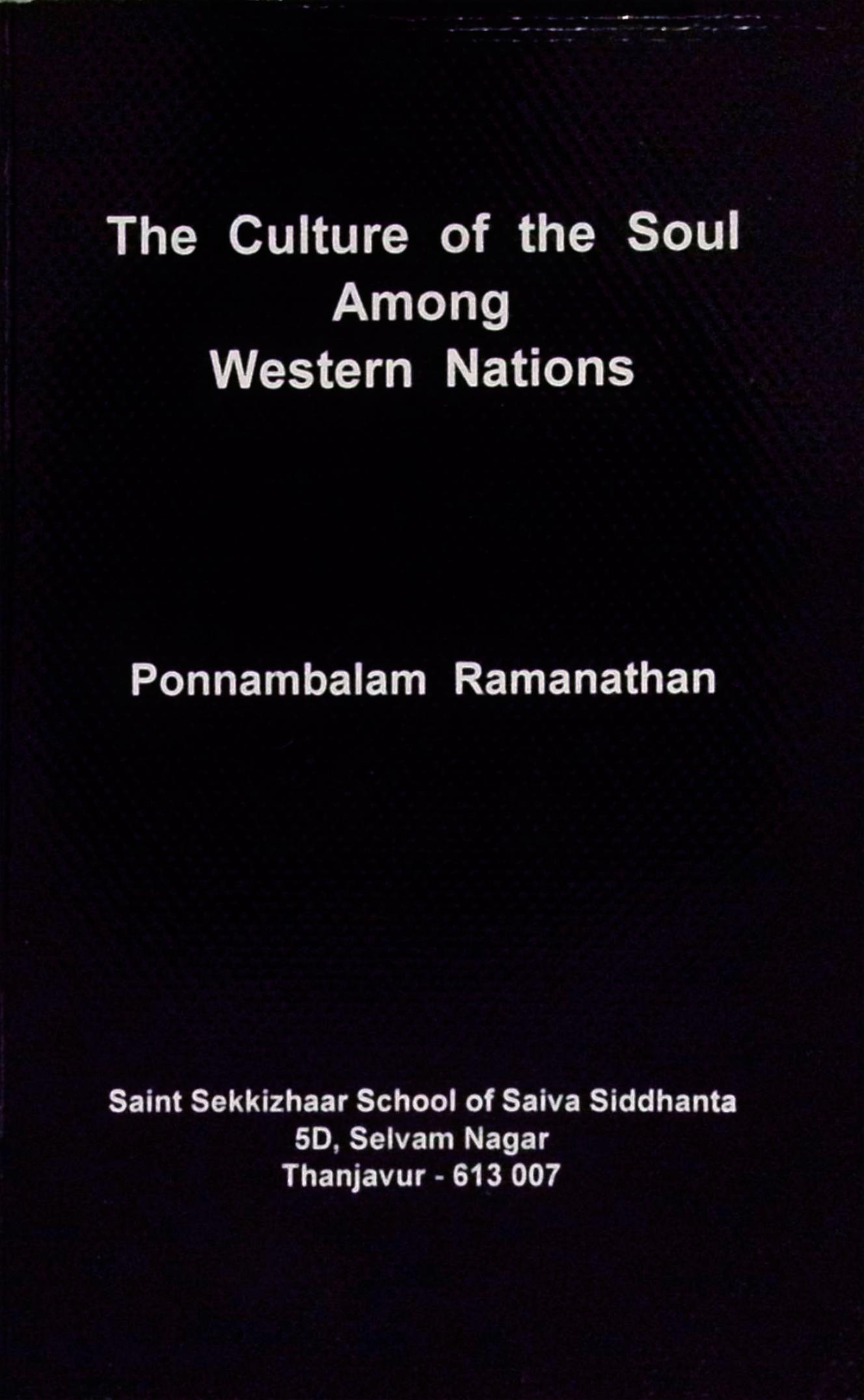 The Culture of the Soul Among Western Nations