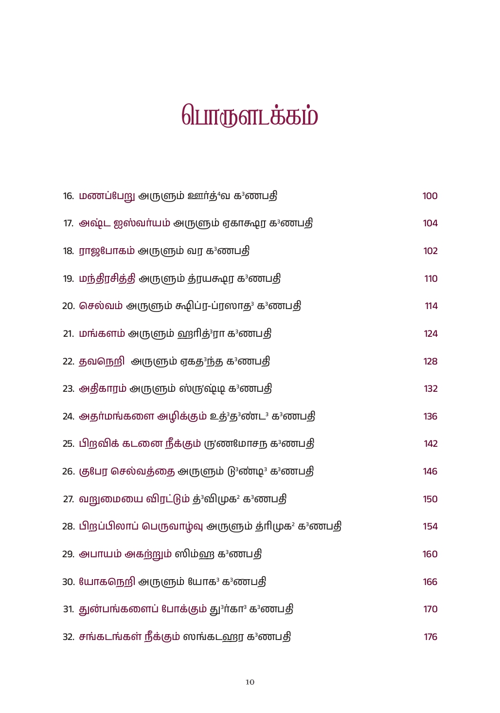 கணபதியின் 32 திருவுருவங்கள் – ஸ்ரீதத்துவ நிதி அடிப்படையில் பதவுரையுடன் - Image 3